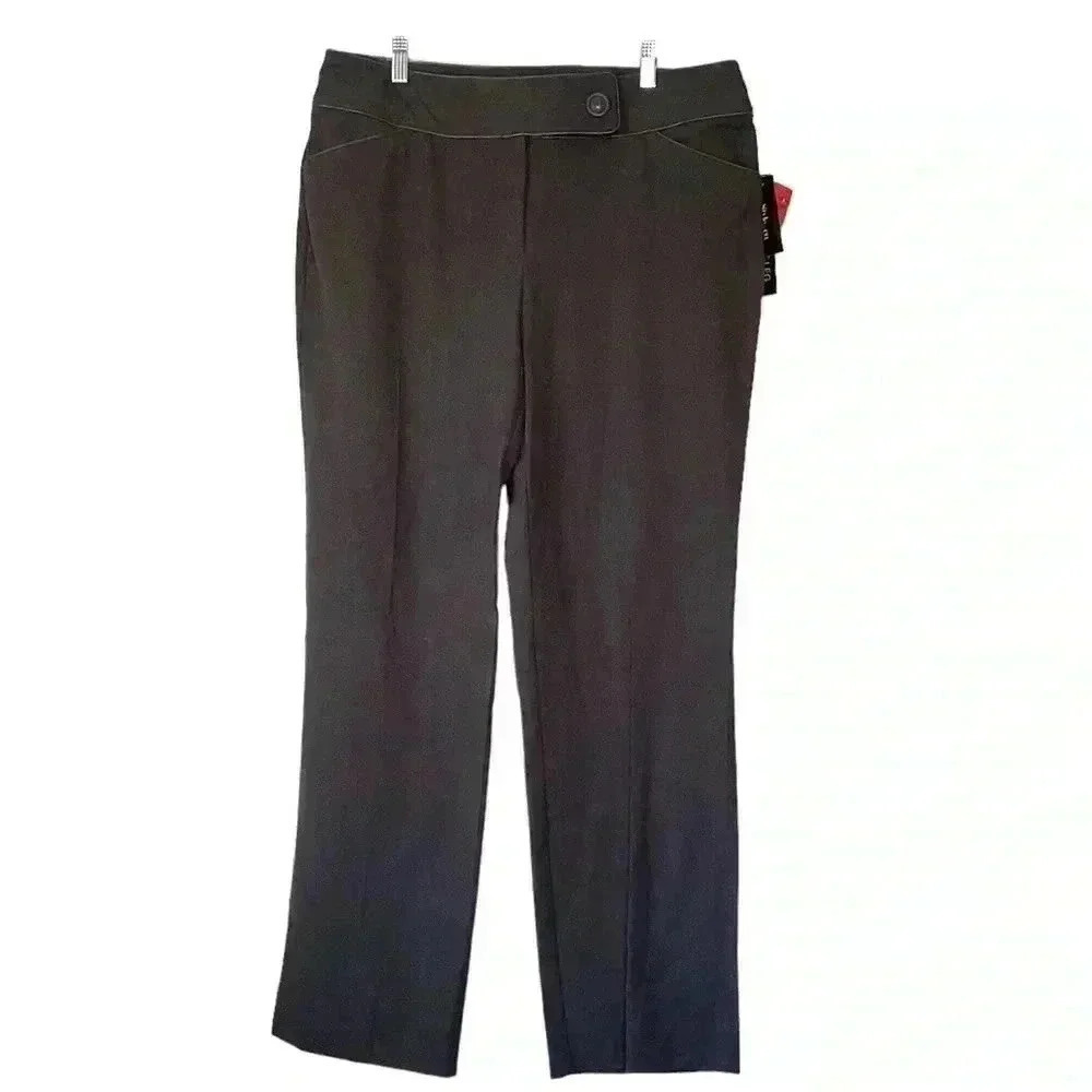 Style & Co NWT Stretch Straight LEG CITY Pants Waistband Size14